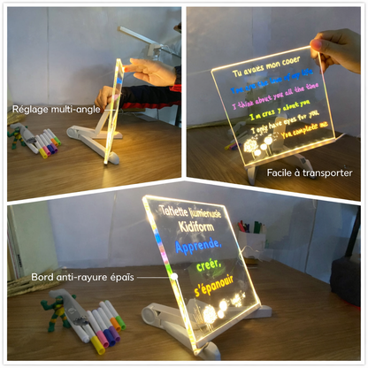 Tablette lumineuse kidiform – La créativité prend vie sous leurs yeux