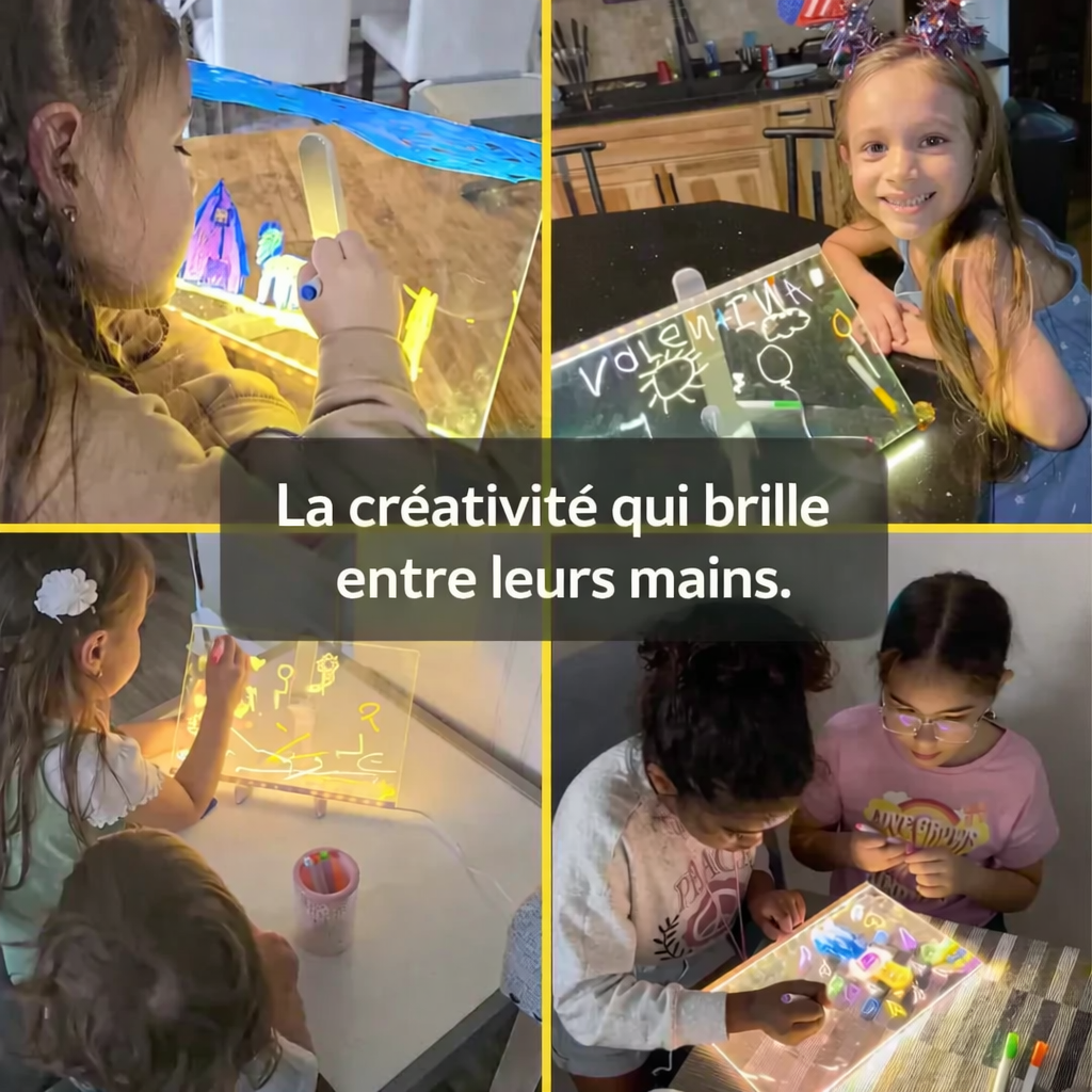 Tablette lumineuse kidiform – La créativité prend vie sous leurs yeux
