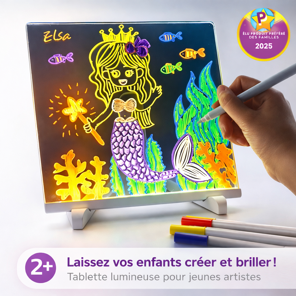 Tablette lumineuse kidiform – La créativité prend vie sous leurs yeux
